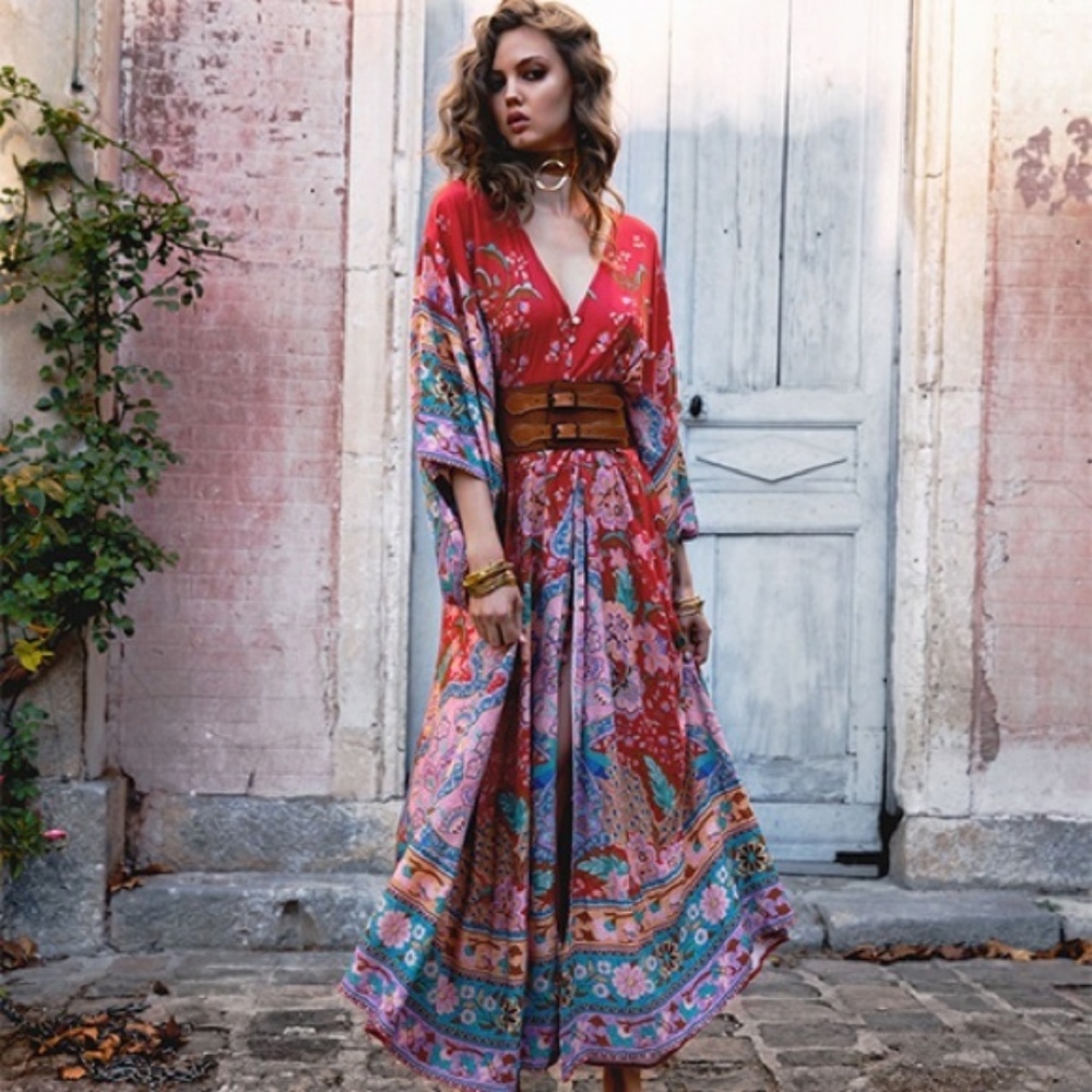 5⭐️ FAV [HOST PICK] BESTSELLER LOTUS BOHO DRESS